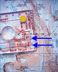 Compass showing romers